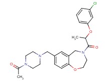 7-[(4-acetyl-1-piperazinyl)methyl]-4-[2-(3-chlorophenoxy)propanoyl]-2,3,4,5-tetrahydro-1,4-benzoxazepine