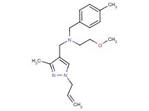 N-[(1-allyl-3-methyl-1H-pyrazol-4-yl)methyl]-2-methoxy-N-(4-methylbenzyl)ethanamine