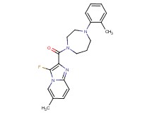3-fluoro-6-methyl-2-{[4-(2-methylphenyl)-1,4-diazepan-1-yl]carbonyl}imidazo[1,2-a]pyridine