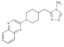 2-{4-[(4-methyl-4H-1,2,4-triazol-3-yl)methyl]piperidin-1-yl}quinoxaline
