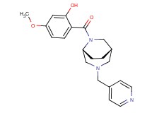5-methoxy-2-{[(1S*,5R*)-3-(4-pyridinylmethyl)-3,6-diazabicyclo[3.2.2]non-6-yl]carbonyl}phenol