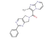 6-[(2-methylimidazo[1,2-a]pyrimidin-3-yl)carbonyl]-2-phenyl-6,7-dihydro-5H-pyrrolo[3,4-d]pyrimidine