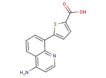 5-(4-aminoquinolin-8-yl)thiophene-2-carboxylic acid