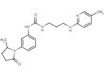 N-[3-(2-methyl-5-oxopyrrolidin-1-yl)phenyl]-N'-{3-[(5-methylpyridin-2-yl)amino]propyl}urea