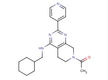 7-acetyl-N-(cyclohexylmethyl)-2-pyridin-4-yl-5,6,7,8-tetrahydropyrido[3,4-d]pyrimidin-4-amine
