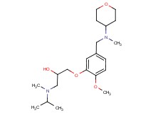 1-[isopropyl(methyl)amino]-3-(2-methoxy-5-{[methyl(tetrahydro-2H-pyran-4-yl)amino]methyl}phenoxy)propan-2-ol