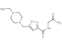 N-(2-amino-2-oxoethyl)-5-[(4-ethylpiperazin-1-yl)methyl]isoxazole-3-carboxamide