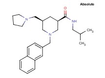 (3R,5R)-N-isobutyl-1-(2-naphthylmethyl)-5-(1-pyrrolidinylmethyl)-3-piperidinecarboxamide