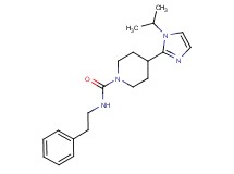 4-(1-isopropyl-1H-imidazol-2-yl)-N-(2-phenylethyl)-1-piperidinecarboxamide