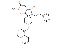 methyl [8-(1-naphthylmethyl)-2,4-dioxo-1-(2-phenylethyl)-1,3,8-triazaspiro[4.5]dec-3-yl]acetate
