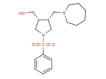 [(3R*,4R*)-4-(1-azepanylmethyl)-1-(phenylsulfonyl)-3-pyrrolidinyl]methanol