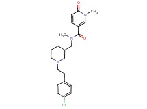 N-({1-[2-(4-chlorophenyl)ethyl]piperidin-3-yl}methyl)-N,1-dimethyl-6-oxo-1,6-dihydropyridine-3-carboxamide