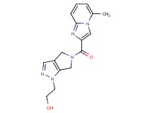2-[5-[(5-methylimidazo[1,2-a]pyridin-2-yl)carbonyl]-5,6-dihydropyrrolo[3,4-c]pyrazol-1(4H)-yl]ethanol