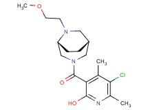 5-chloro-3-{[rel-(1R,5R)-6-(2-methoxyethyl)-3,6-diazabicyclo[3.2.2]non-3-yl]carbonyl}-4,6-dimethyl-2-pyridinol