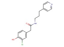 2-(3-chloro-4-hydroxyphenyl)-N-(3-pyridin-4-ylpropyl)acetamide