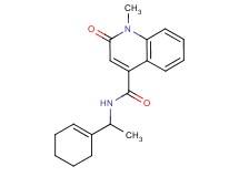 N-(1-cyclohex-1-en-1-ylethyl)-1-methyl-2-oxo-1,2-dihydroquinoline-4-carboxamide
