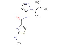 N-[1-(1,2-dimethylpropyl)-1H-pyrazol-5-yl]-2-(methylamino)-1,3-thiazole-4-carboxamide