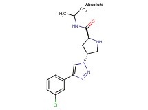 (4R)-4-[4-(3-chlorophenyl)-1H-1,2,3-triazol-1-yl]-N-isopropyl-L-prolinamide hydrochloride