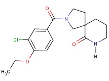 2-(3-chloro-4-ethoxybenzoyl)-2,7-diazaspiro[4.5]decan-6-one