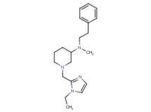 1-[(1-ethyl-1H-imidazol-2-yl)methyl]-N-methyl-N-(2-phenylethyl)-3-piperidinamine