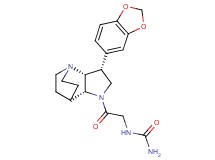 N-{2-[(3R*,3aR*,7aR*)-3-(1,3-benzodioxol-5-yl)hexahydro-4,7-ethanopyrrolo[3,2-b]pyridin-1(2H)-yl]-2-oxoethyl}urea