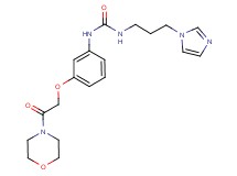 N-[3-(1H-imidazol-1-yl)propyl]-N'-[3-(2-morpholin-4-yl-2-oxoethoxy)phenyl]urea