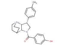 4-{[(3R*,3aR*,7aR*)-3-(4-methylphenyl)hexahydro-4,7-ethanopyrrolo[3,2-b]pyridin-1(2H)-yl]carbonyl}phenol