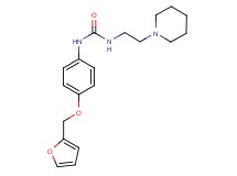 N-[4-(2-furylmethoxy)phenyl]-N'-(2-piperidin-1-ylethyl)urea