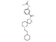 N-(3-{[7-(2-cyclohexylethyl)-2,7-diazaspiro[4.5]dec-2-yl]carbonyl}phenyl)acetamide