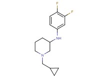 1-(cyclopropylmethyl)-N-(3,4-difluorophenyl)-3-piperidinamine
