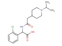 (2-chlorophenyl){[(1-isopropyl-4-piperidinyl)acetyl]amino}acetic acid