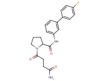 1-(4-amino-4-oxobutanoyl)-N-(4'-fluoro-3-biphenylyl)prolinamide