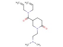 N,N-diallyl-1-[2-(dimethylamino)ethyl]-6-oxo-3-piperidinecarboxamide