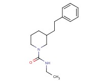 N-ethyl-3-(2-phenylethyl)-1-piperidinecarboxamide