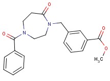 methyl 3-[(4-benzoyl-7-oxo-1,4-diazepan-1-yl)methyl]benzoate