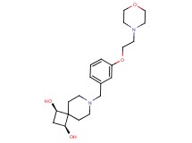 (1R*,3S*)-7-[3-(2-morpholin-4-ylethoxy)benzyl]-7-azaspiro[3.5]nonane-1,3-diol
