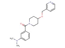 N,N-dimethyl-3-{[4-(3-pyridinylmethoxy)-1-piperidinyl]carbonyl}aniline