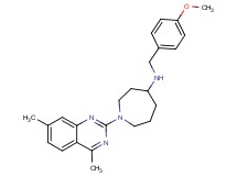 1-(4,7-dimethyl-2-quinazolinyl)-N-(4-methoxybenzyl)-4-azepanamine