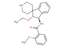 N-[(2R*,3R*)-2-ethoxy-2,3-dihydrospiro[indene-1,4'-piperidin]-3-yl]-2-methoxybenzamide