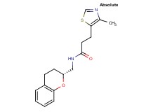 N-[(2R)-3,4-dihydro-2H-chromen-2-ylmethyl]-3-(4-methyl-1,3-thiazol-5-yl)propanamide