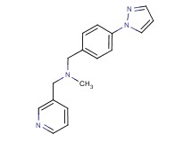 N-methyl-1-[4-(1H-pyrazol-1-yl)phenyl]-N-(3-pyridinylmethyl)methanamine