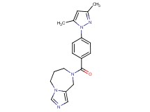 8-[4-(3,5-dimethyl-1H-pyrazol-1-yl)benzoyl]-6,7,8,9-tetrahydro-5H-imidazo[1,5-a][1,4]diazepine