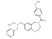 N-{[4-(4-methoxybenzoyl)-2,3,4,5-tetrahydro-1,4-benzoxazepin-7-yl]methyl}-N-(4-pyridinylmethyl)ethanamine