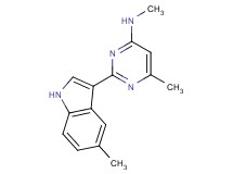 N,6-dimethyl-2-(5-methyl-1H-indol-3-yl)pyrimidin-4-amine