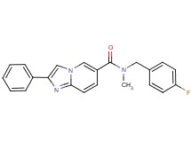 N-(4-fluorobenzyl)-N-methyl-2-phenylimidazo[1,2-a]pyridine-6-carboxamide