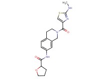 N-(2-{[2-(methylamino)-1,3-thiazol-4-yl]carbonyl}-1,2,3,4-tetrahydroisoquinolin-7-yl)tetrahydrofuran-2-carboxamide