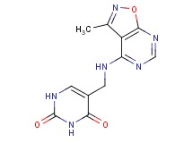 5-{[(3-methylisoxazolo[5,4-d]pyrimidin-4-yl)amino]methyl}pyrimidine-2,4(1H,3H)-dione