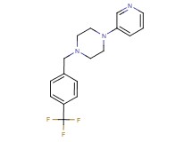1-pyridin-3-yl-4-[4-(trifluoromethyl)benzyl]piperazine