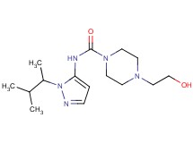 N-[1-(1,2-dimethylpropyl)-1H-pyrazol-5-yl]-4-(2-hydroxyethyl)piperazine-1-carboxamide