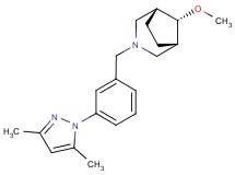 (8-syn)-3-[3-(3,5-dimethyl-1H-pyrazol-1-yl)benzyl]-8-methoxy-3-azabicyclo[3.2.1]octane